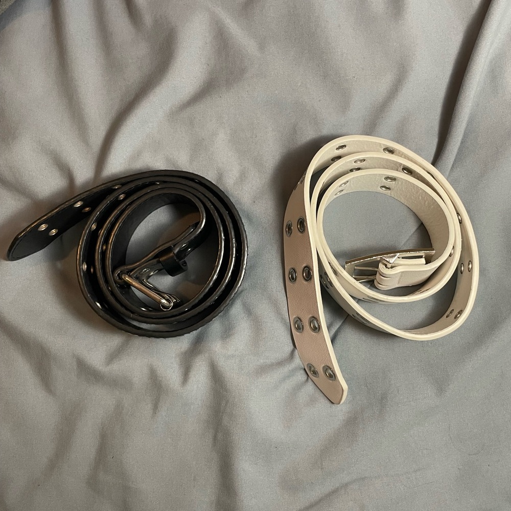 black and white belts